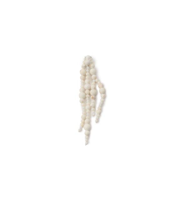 TOMORROWLAND GOODS「mussels and muscles GLYZINIA 片耳ピアス」|ピアス|11 ホワイト