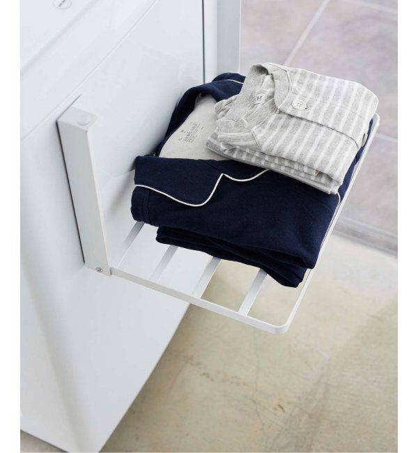 journal standard Furniture「《WEB限定》【tower/タワー】  洗濯機横マグネット折り畳み棚」|トイレタリー・ランドリーグッズ|