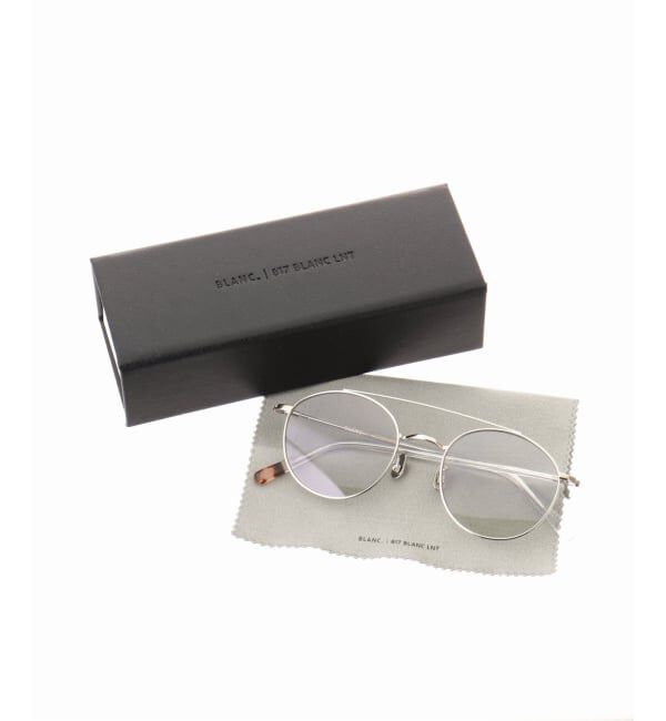 EYETHINK「BLANC.. 別注 B0015 SILVER-CLEAR / L.GREY-GRY ex Sunglasses」|メガネ|