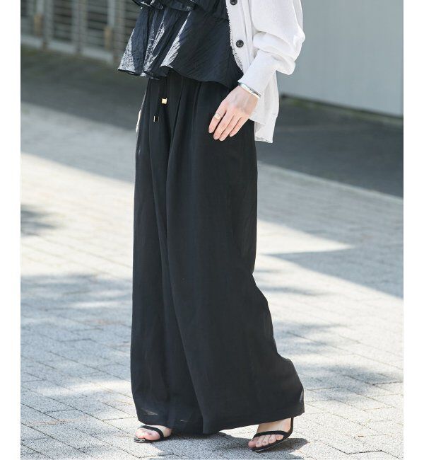 VERMEIL par iena「《手洗い可》トリアセリネン リラックスパンツ」|その他|