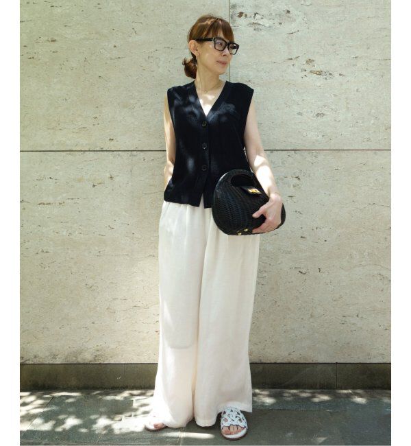 VERMEIL par iena「《手洗い可》トリアセリネン リラックスパンツ」|その他|