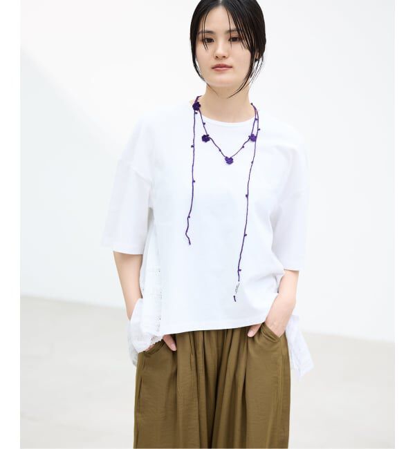 IENA「【一部店舗限定】JANE SMITH/ジェーンスミス CROCHET FLOWERS STRING 26SKN-465S」|その他|
