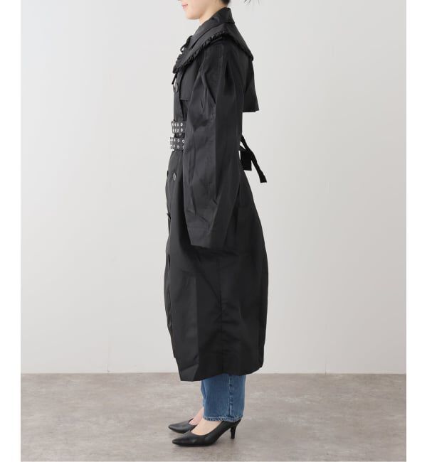 PULP「GANNI / ガニー Duchesse Nylon Trenchcoat」|トレンチコート|