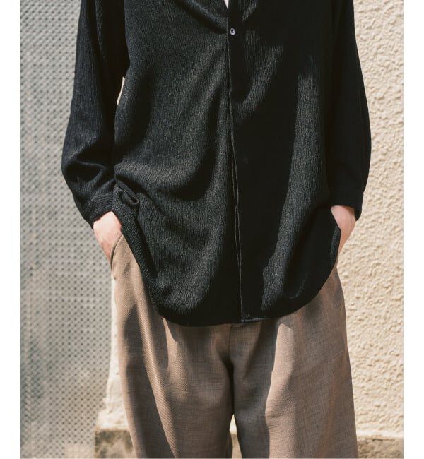 417 EDIFICE「【EVALET / エバレット】メッシュ ワイドパンツ "セットアップ着用可能"」|スラックス|