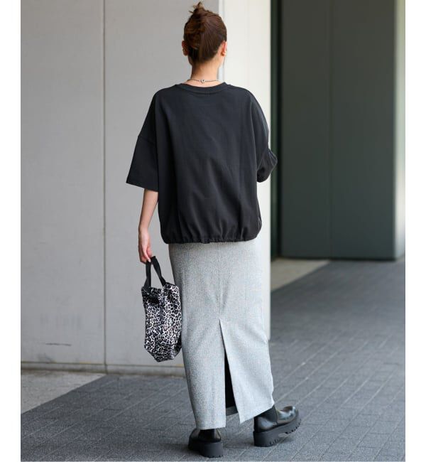 JOURNAL STANDARD relume「《追加3》ギャザーヘムショートスリーブTシャツ」|Tシャツ・カットソー|
