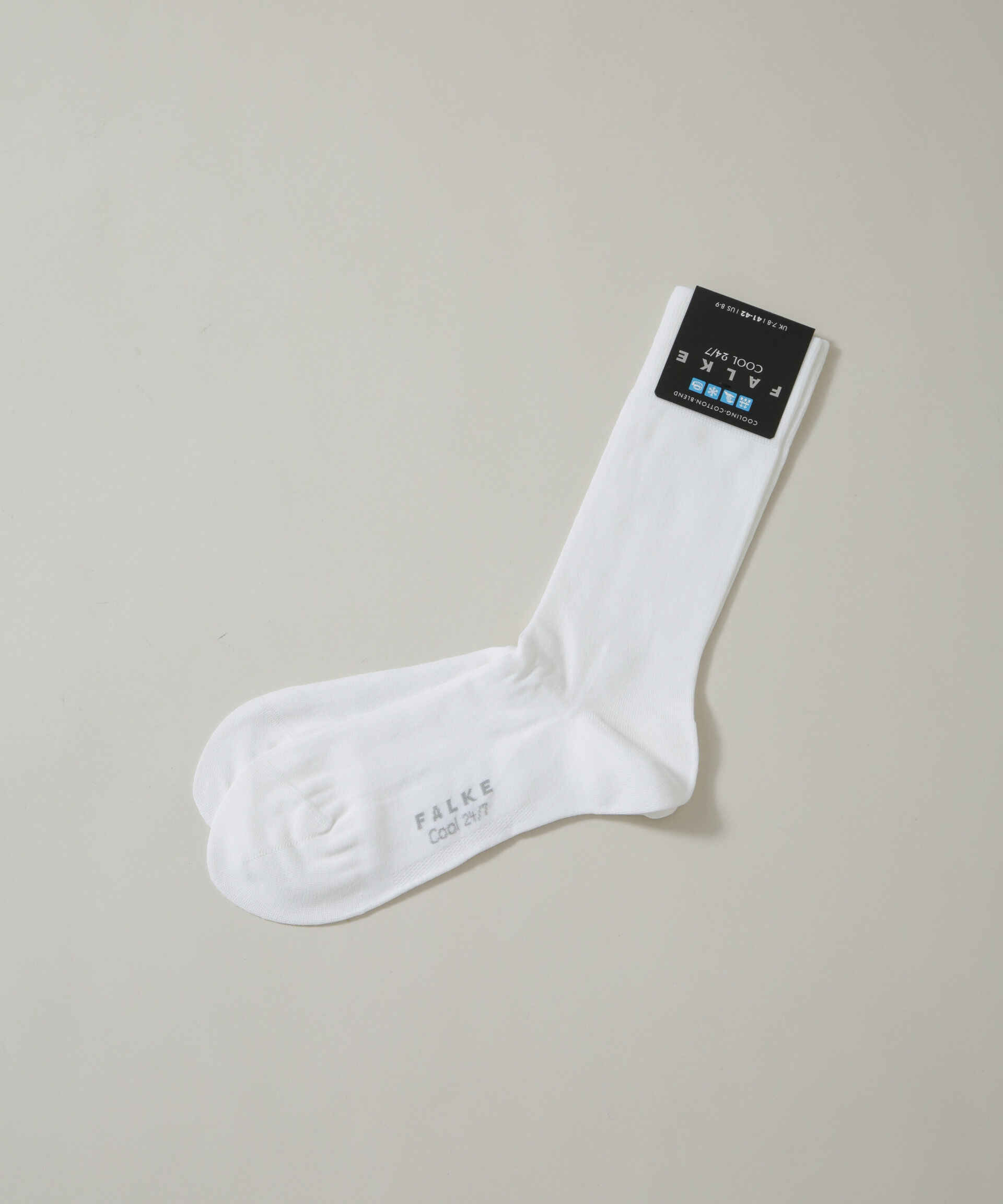 nano･universe「FALKE/Cool 24/7 Socks」|ソックス|ホワイト