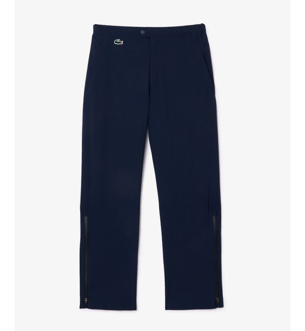 LACOSTE「耐水 撥水 止水ジップ ストレッチゴルフオーバーパンツ」|チノ|