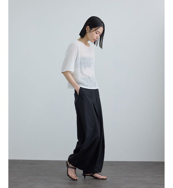 SALON adam et rope'「【WEB限定】ライトドライタックカービィパンツ」|チノ|
