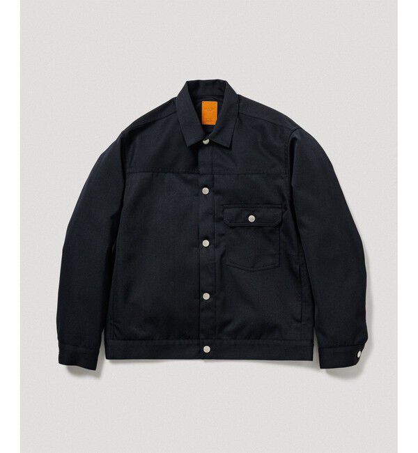 ADAM ET ROPE'「【NIKKE】デニム トラッカー ジャケット / ADAM ET ROPE' JEANS -PERS-」|デニムジャケット|ブラック(01)