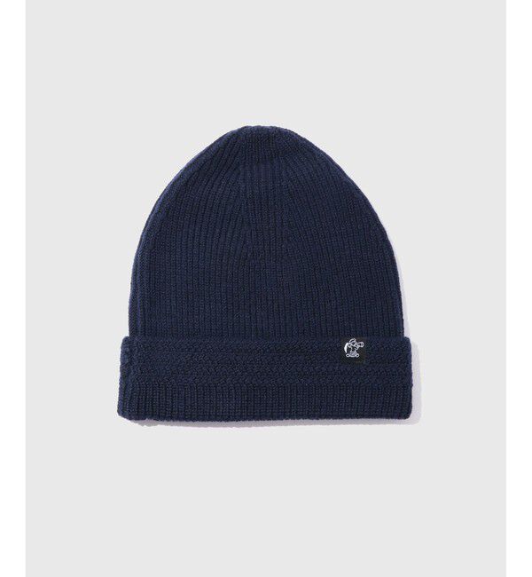 ADAM ET ROPE'「《WEB限定》【LOGAN for ADAM ET ROPE'】KNIT CAP / ユニセックス」|ニット帽|ネイビー(40)
