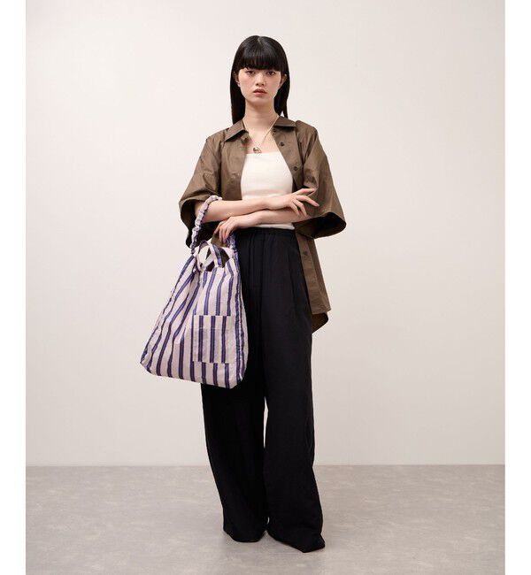 ADAM ET ROPE'「【WEB限定】・【定番】ギャザー2WAYミドルショルダーバッグ」|ショルダー・メッセンジャー|
