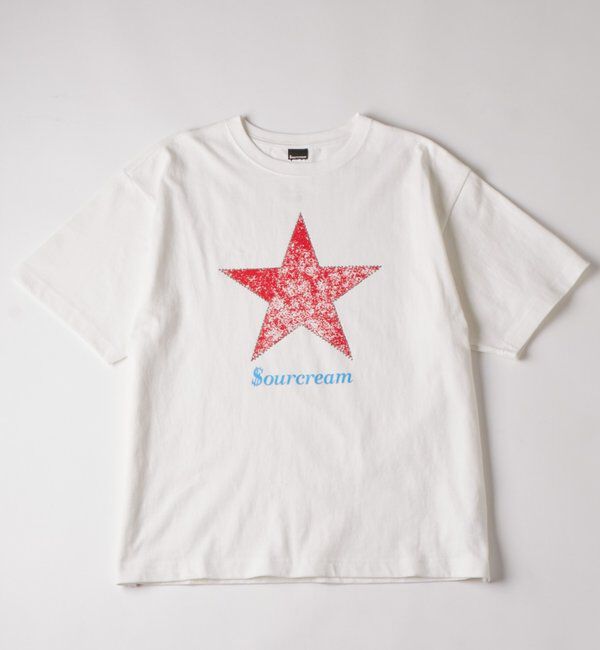  「【UNISEX】SourcreamラインストーンスターグラフィックTEE」|Tシャツ・カットソー|