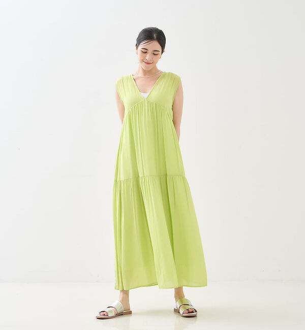 collex「【WEB限定】シアーメランジワンピース」|ワンピース|