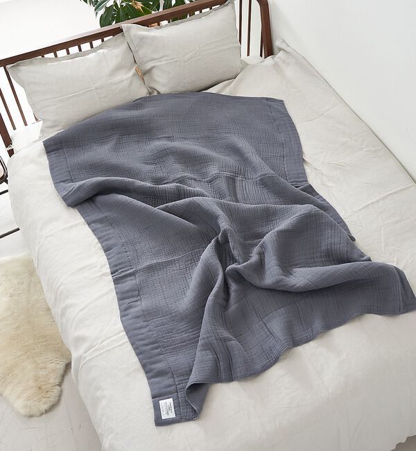 collex「【神藤タオル】SHINTO INNER PILE BLANKET　3枚つなぎ　1」|タオル|チャコールグレー