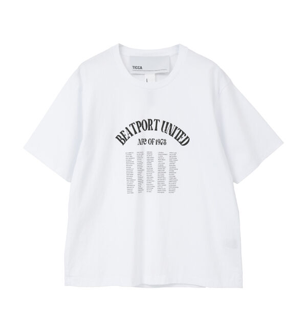 Liesse「【TICCA/ティッカ】BEATPORT Tシャツ（TBFS-494）」|Tシャツ・カットソー|ホワイト