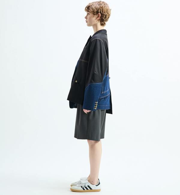 SOFFITTO「《別注》【AULA AILA/アウラ アイラ】CHECK DENIM COMBONATON JACKET」|テーラードジャケット|