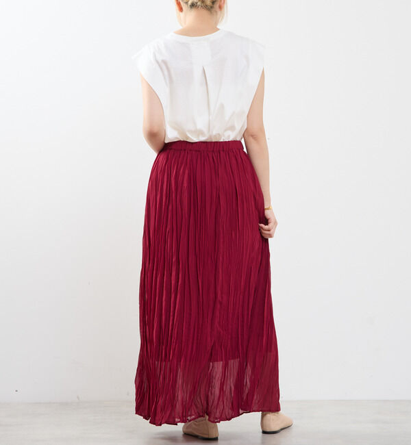 SOFFITTO「【A_ /エース】ショルダータックノースリーブ」|Tシャツ・カットソー|