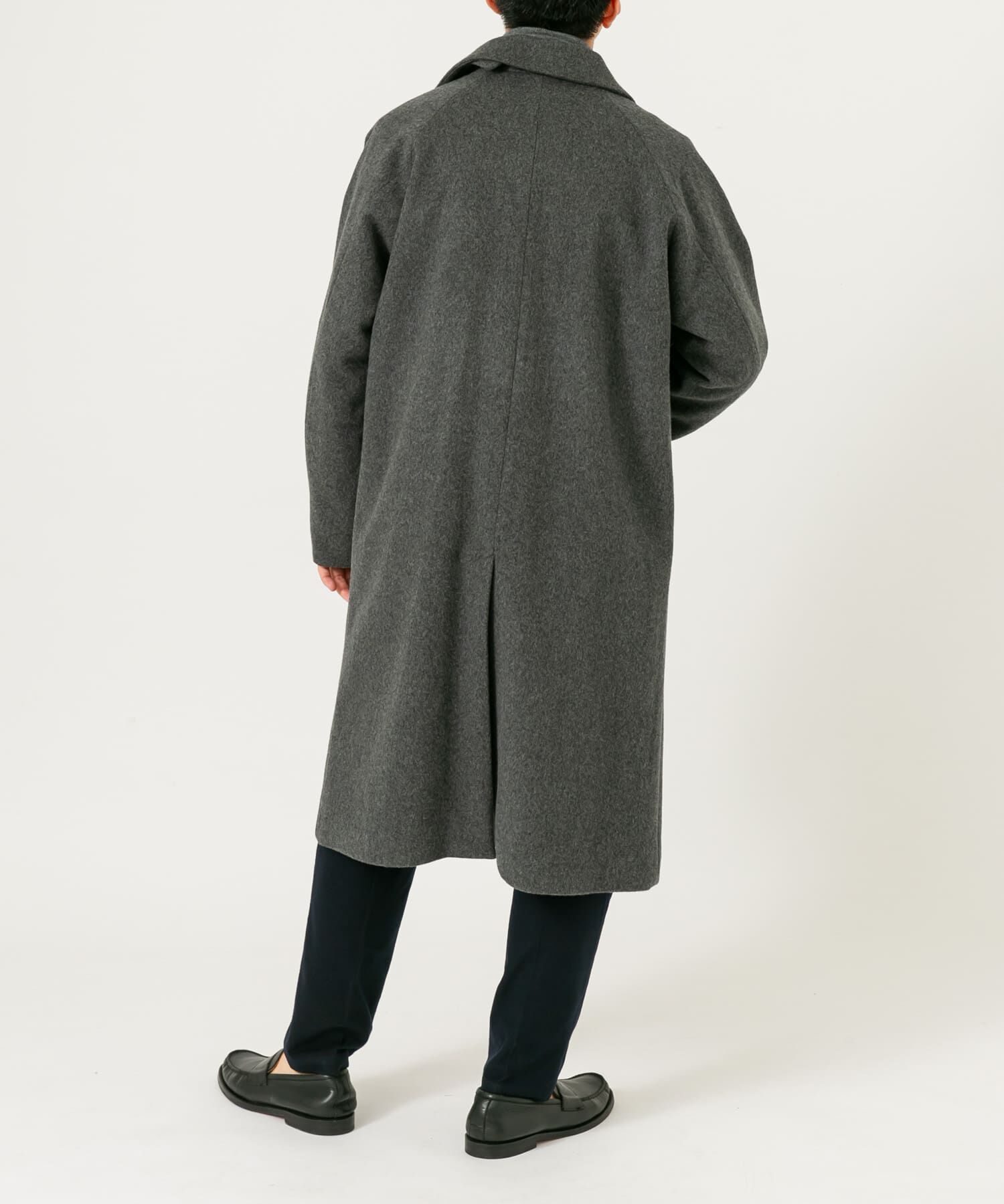 URBAN RESEARCH ROSSO「スーパー100 オーバーバルマカンコート」|ステンカラーコート|