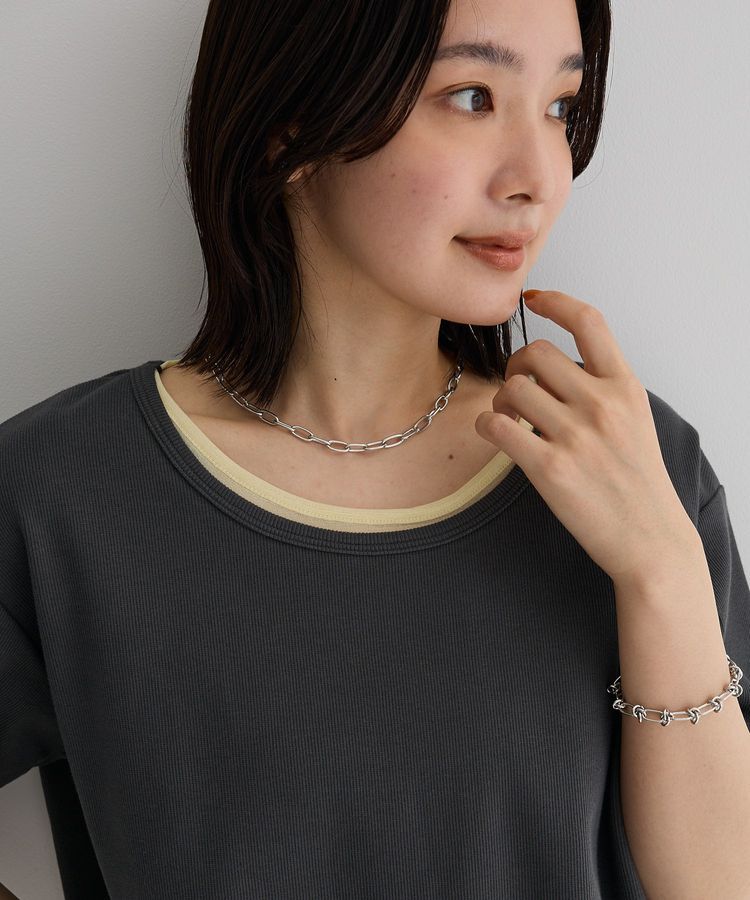 Green Parks「【ステンレス】チェーンフックネックレス」|ネックレス|