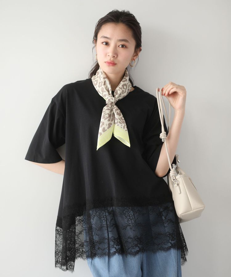 Green Parks「裾イレヘムレースプルオーバー」|Tシャツ・カットソー|