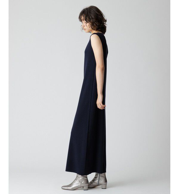 allureville「ハイツイストウール総針ストレートワンピース」|ワンピース|