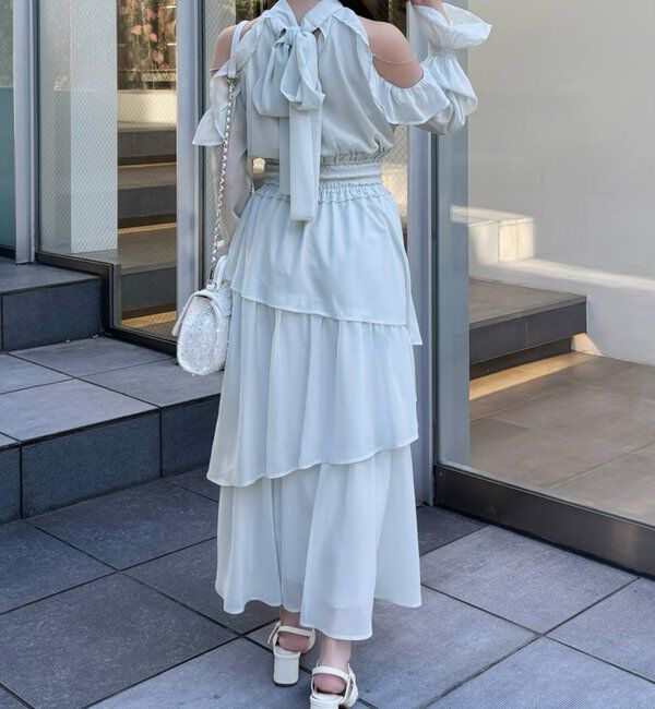  「アメスリティアードロングワンピース」|ワンピース|