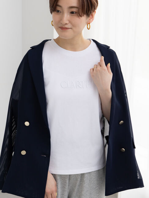 Te chichi「ウレタン刺繍ロゴスタンダードTシャツ」|Tシャツ・カットソー|オフホワイト