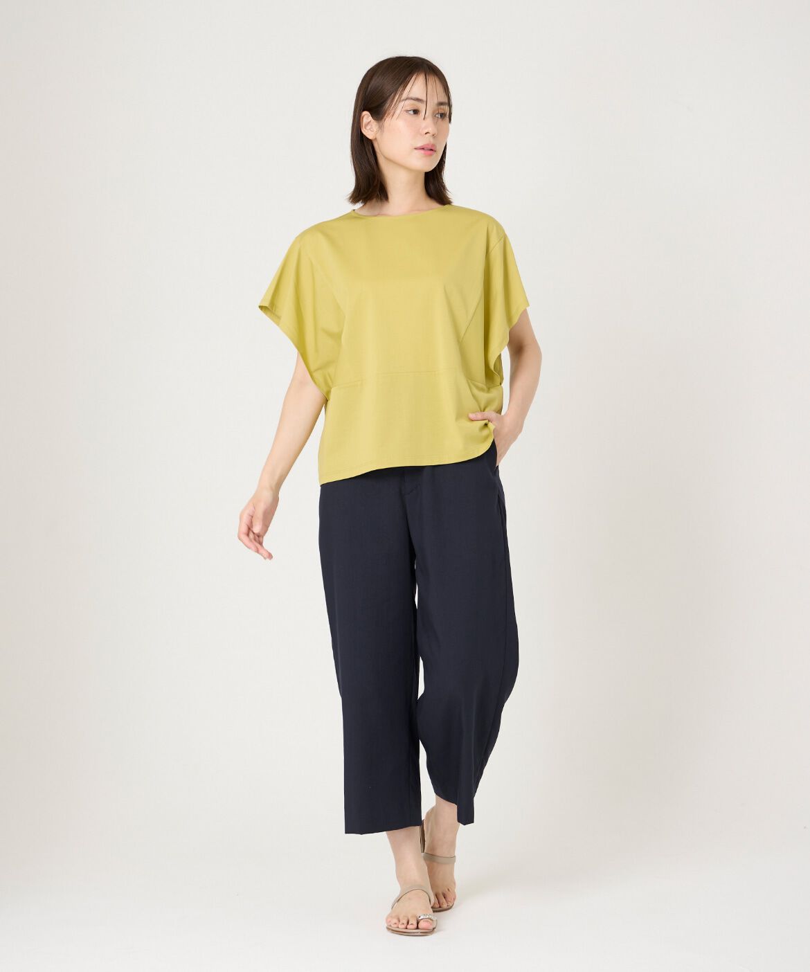7-IDconcept.「デザインスリーブカットソー」|Tシャツ・カットソー|