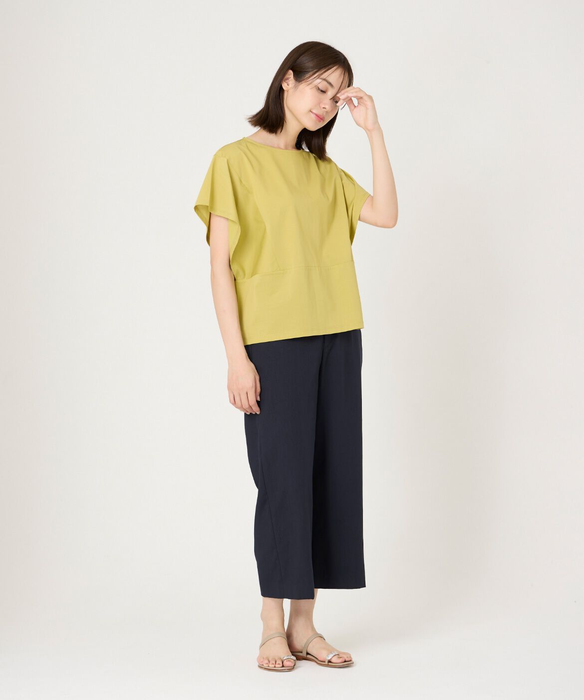 7-IDconcept.「デザインスリーブカットソー」|Tシャツ・カットソー|