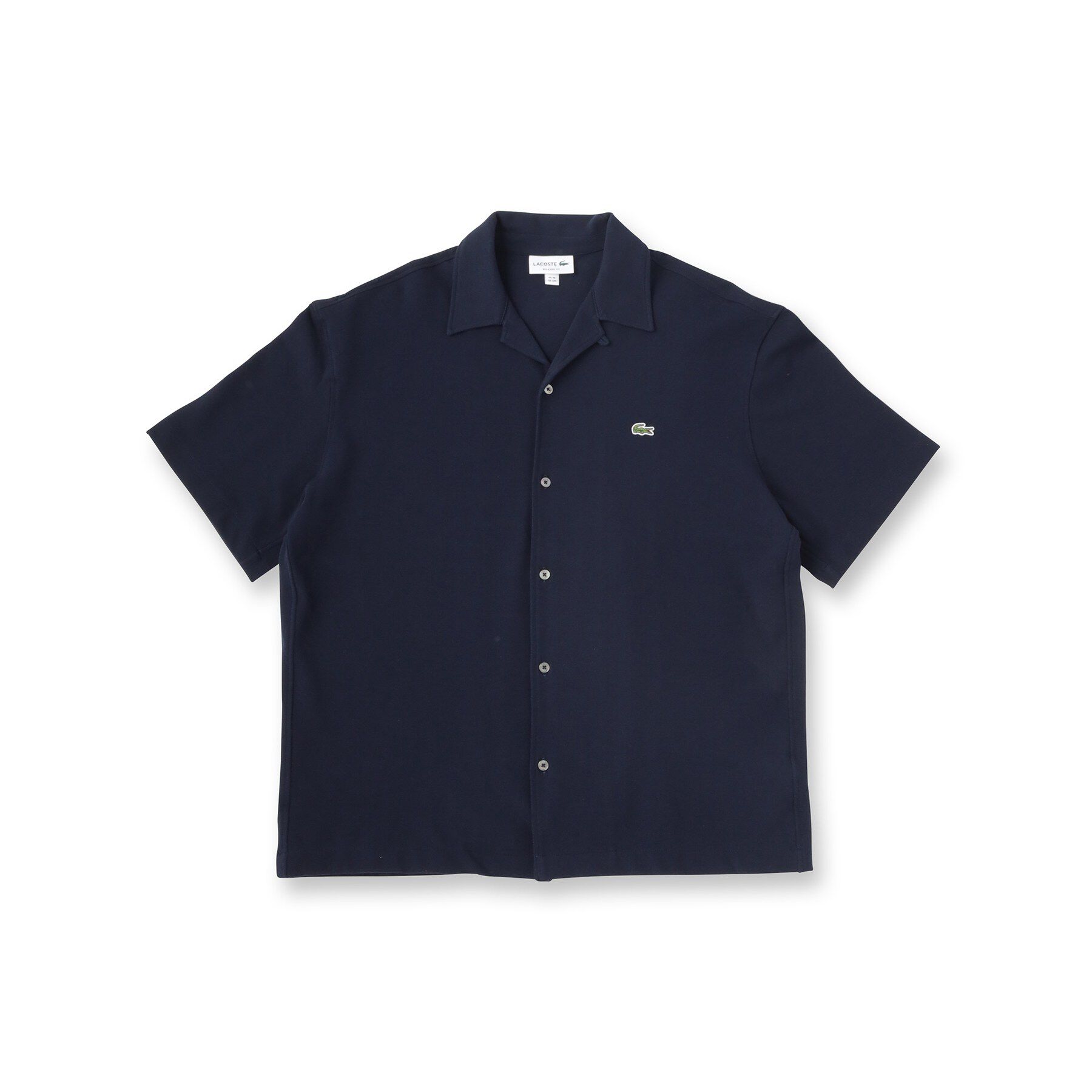 DRESSTERIOR「LACOSTE（ラコステ）WOVEN SHIRT｜Tシャツ」|ポロシャツ|