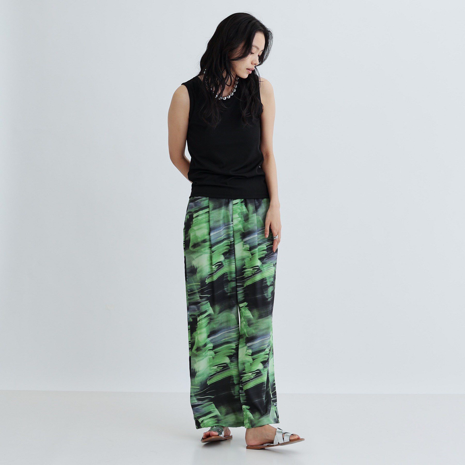 GALLEST「【再入荷】ランダムリブタンクトップ」|キャミソール|