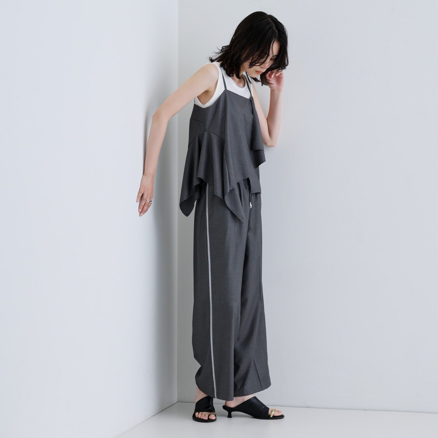 GALLEST「【セットアップ可能】サキソニーサイドラインパンツ」|その他|