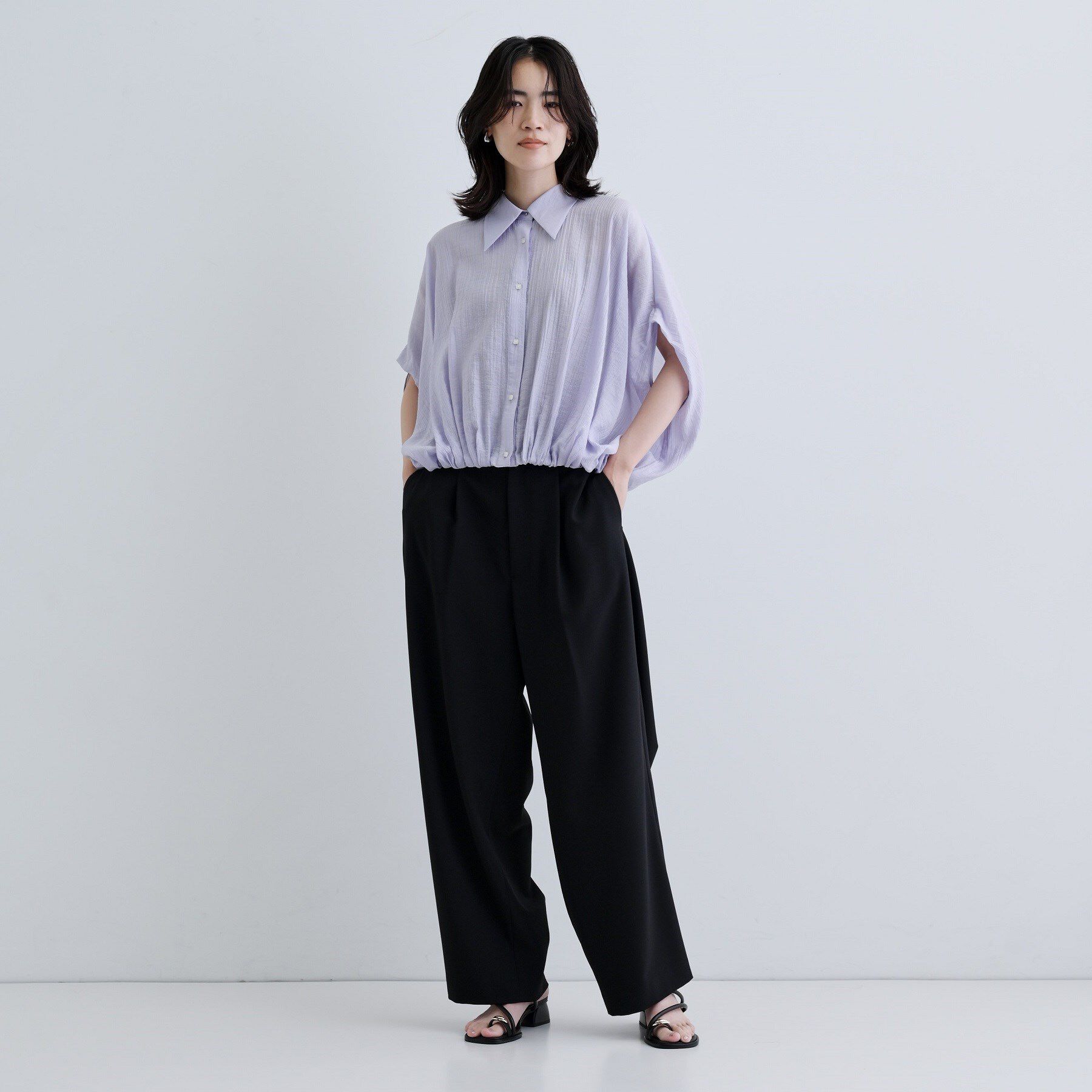 GALLEST「バルーンフォルムブラウス」|シャツ・ブラウス|