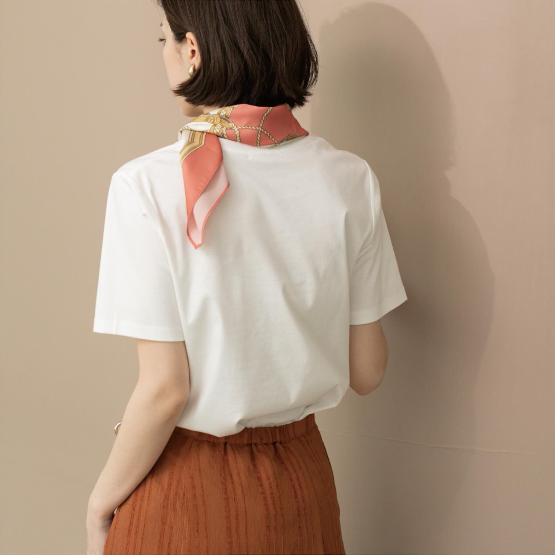 OPAQUE.CLIP「《5色展開／SS-LLサイズ》ベーシッククルーネックTシャツ【接触冷感／洗濯機洗い可】」|Tシャツ・カットソー|