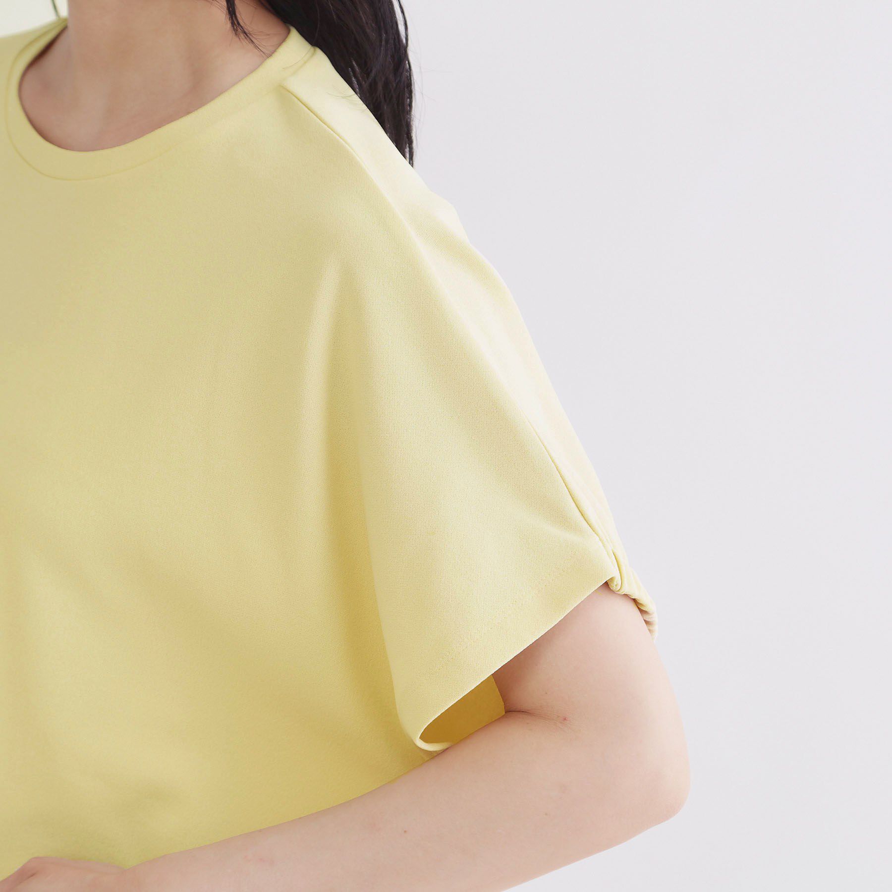 OPAQUE.CLIP「【UVケア／吸水速乾】リラクシードルマントップス／セットアップ対応可《洗濯機OK》」|Tシャツ・カットソー|
