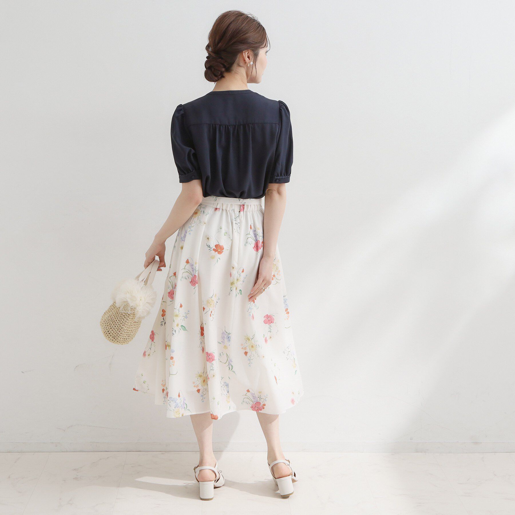 Couture broach「【洗える】ピンタック ブラウス」|シャツ・ブラウス|