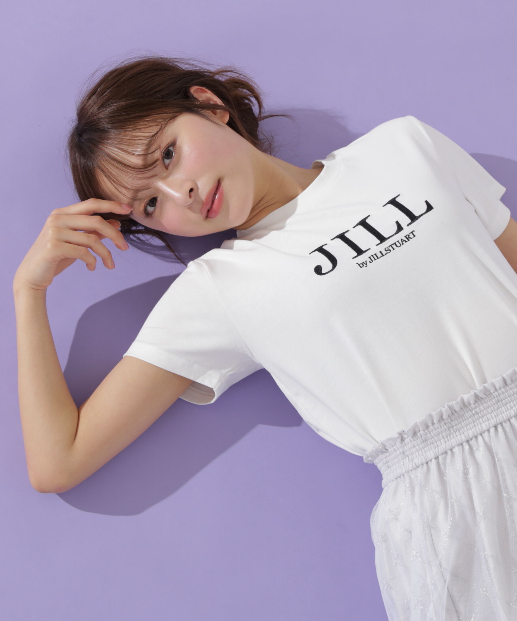  「刺繍ロゴTシャツオーガニックコットン」|Tシャツ・カットソー|