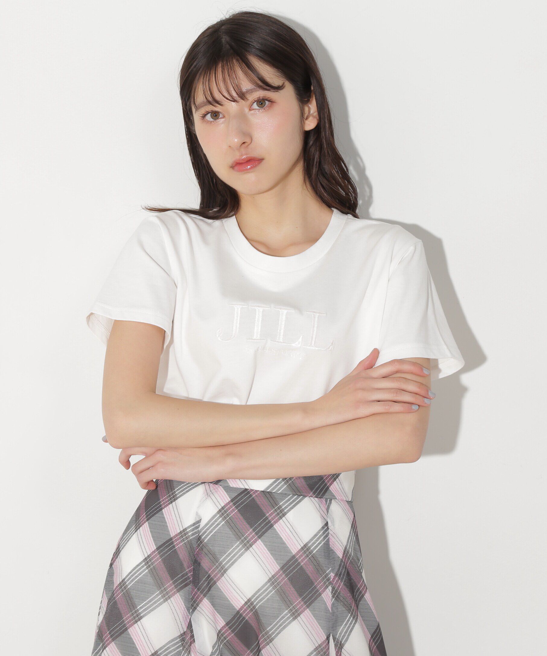  「刺繍ロゴTシャツオーガニックコットン」|Tシャツ・カットソー|