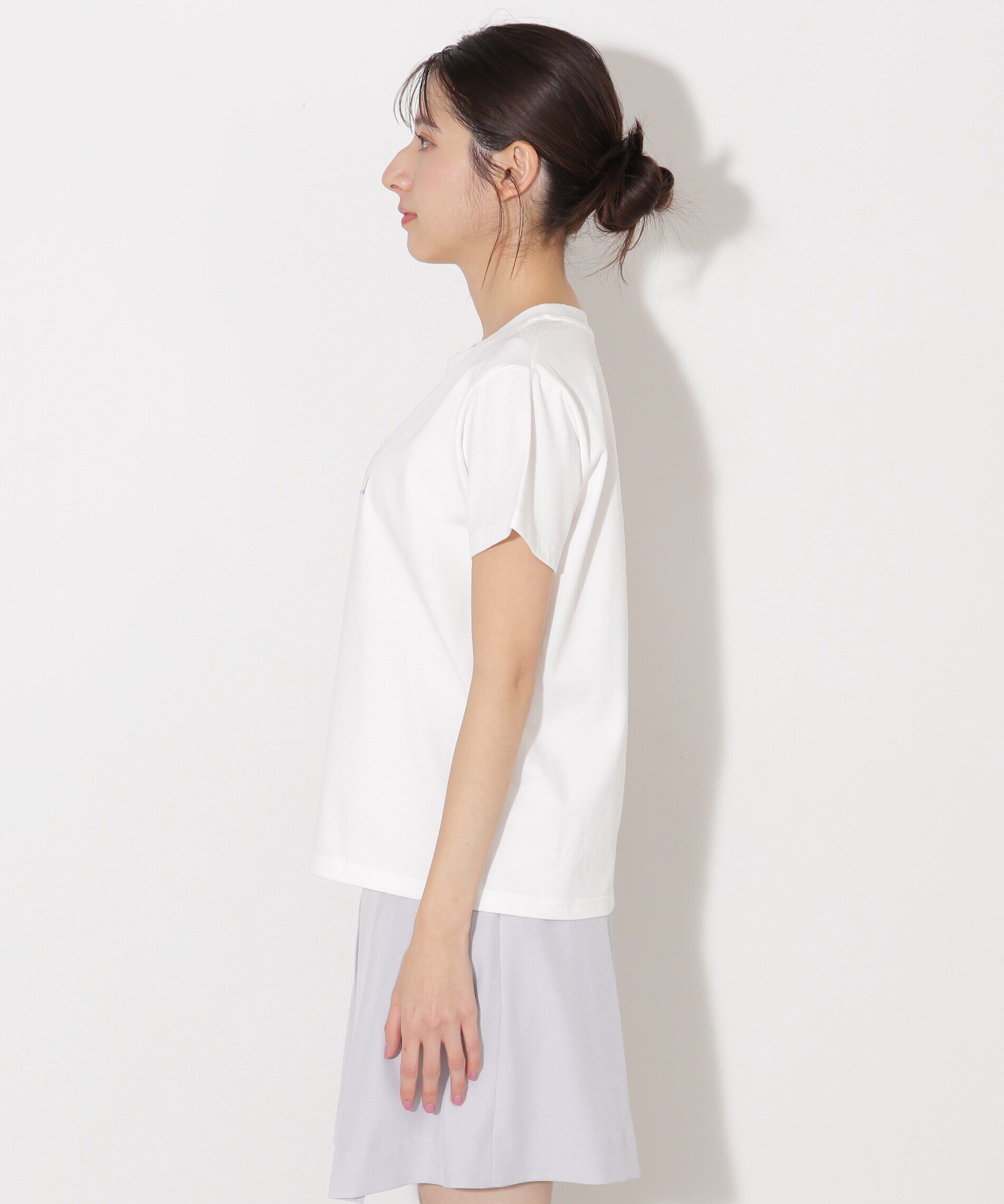  「刺繍ロゴTシャツオーガニックコットン」|Tシャツ・カットソー|
