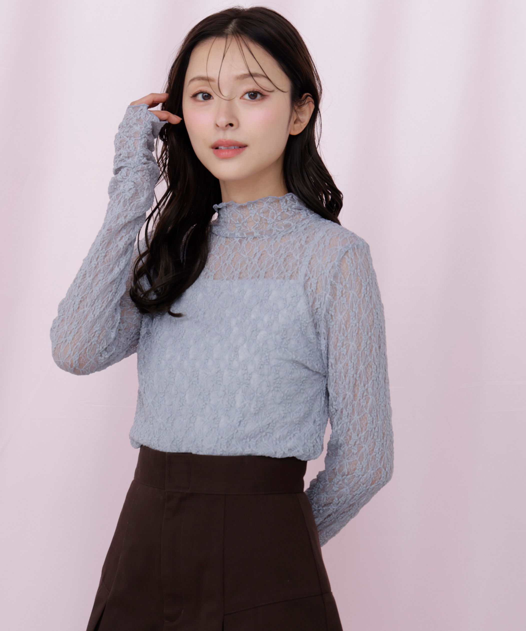  「レースカットソートップス」|Tシャツ・カットソー|