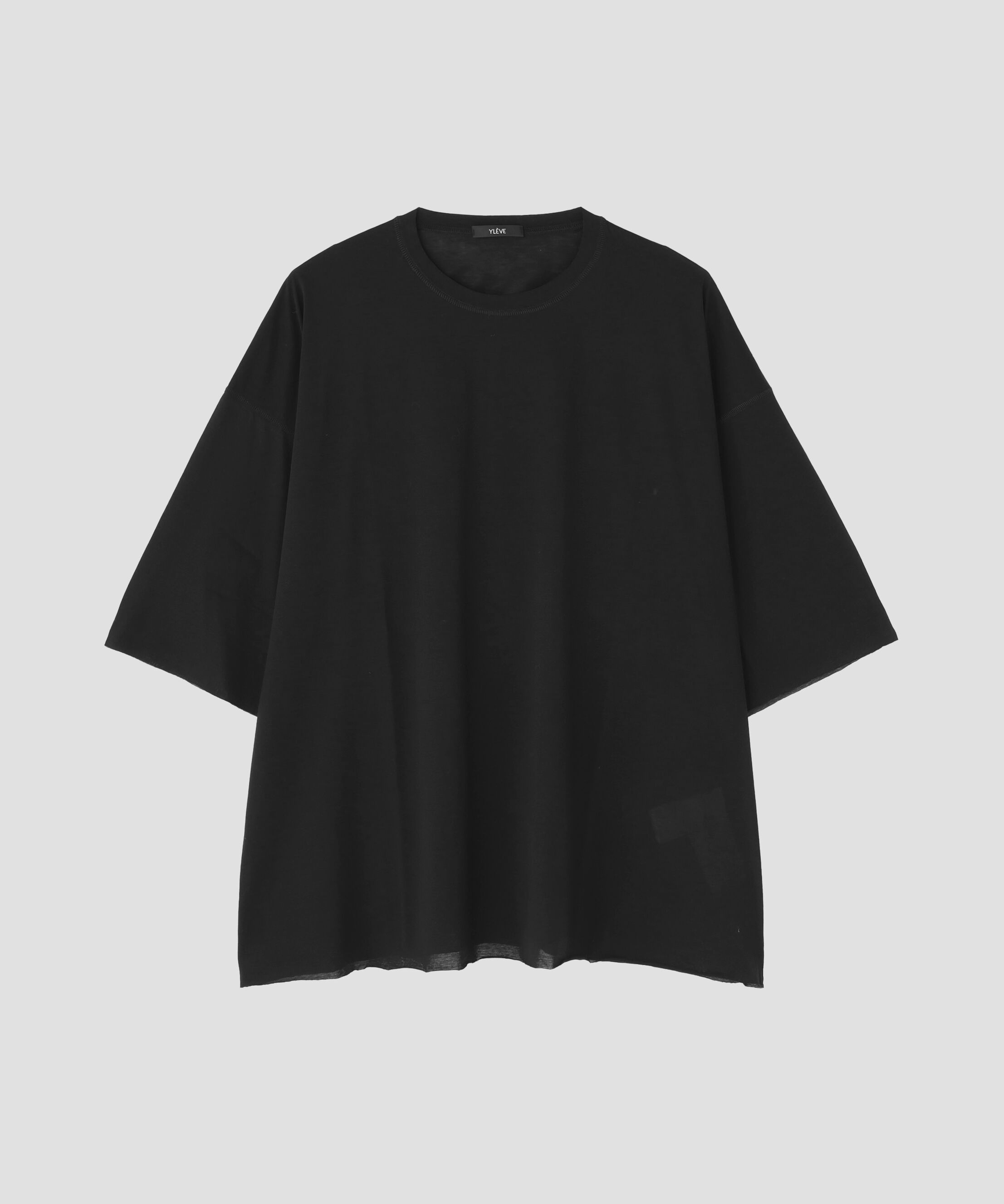 YLEVE 「YLEVE / COTTON SHEER JERSEY SHORT SLEEVE」|Tシャツ・カットソー|ブラック
