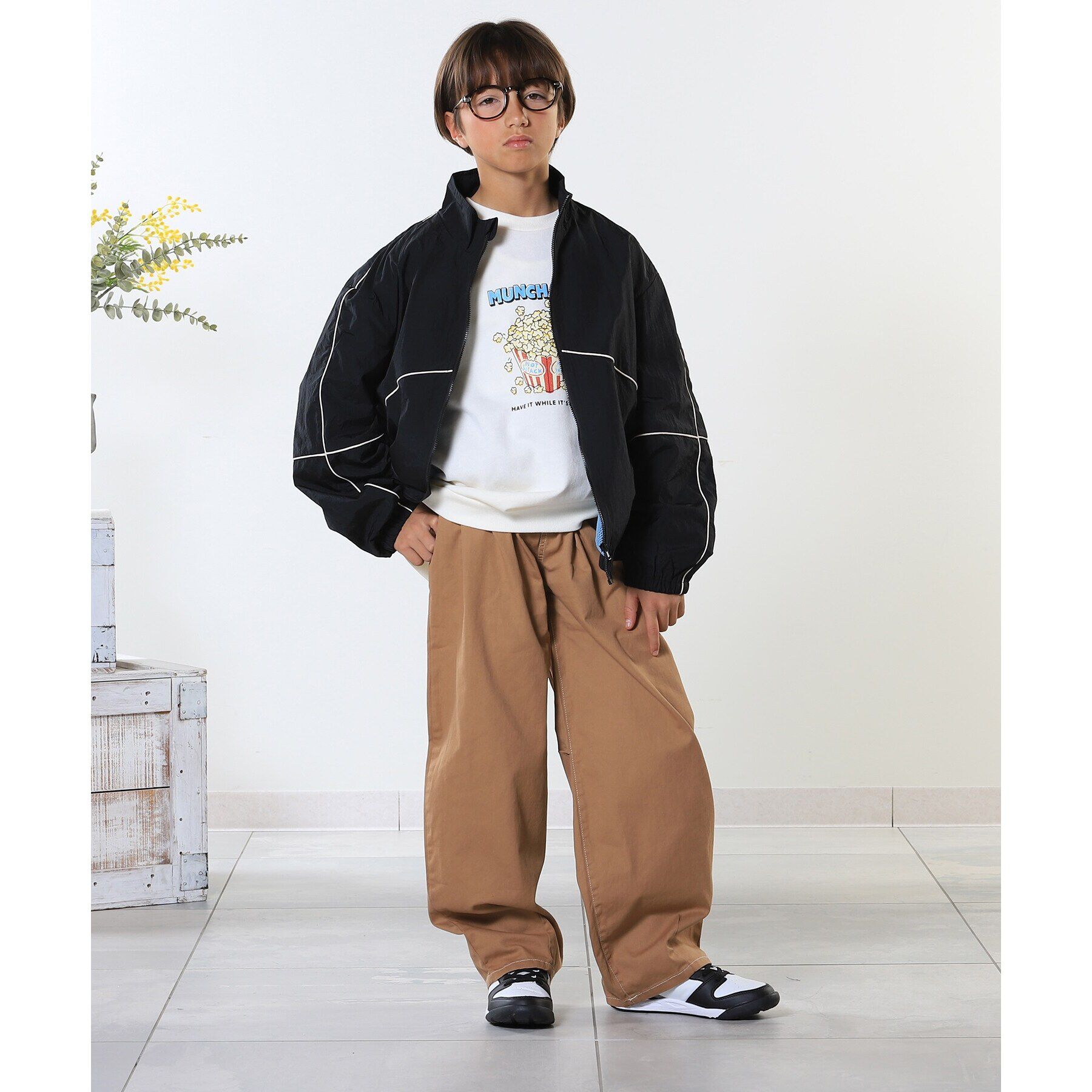 SHOO･LA･RUE「【100-150cm/洗える/男女兼用】穿くだけで旬な着こなしに アソートカーブパンツ」|その他|