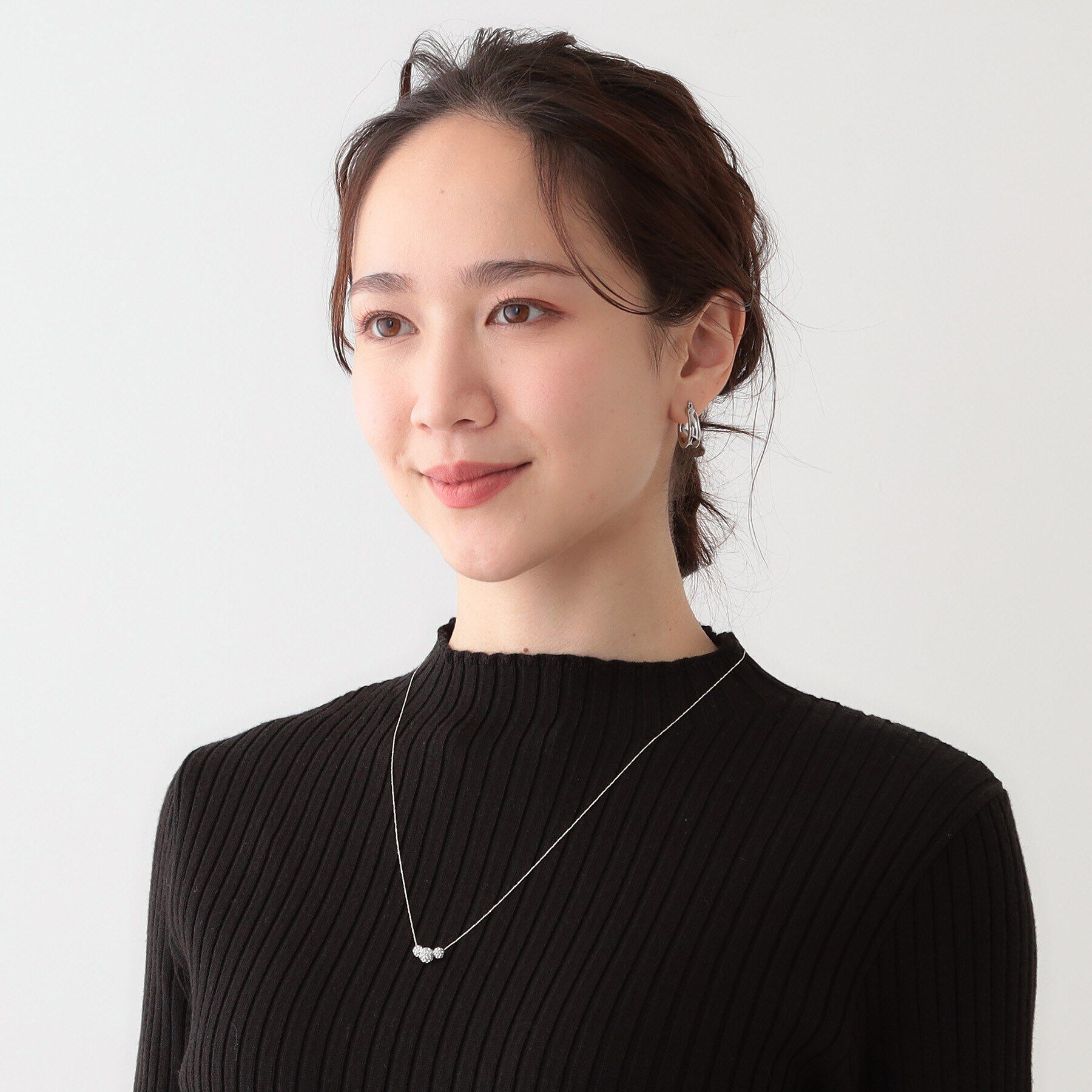 SHOO･LA･RUE「スリーパヴェプチネックレス」|ネックレス|