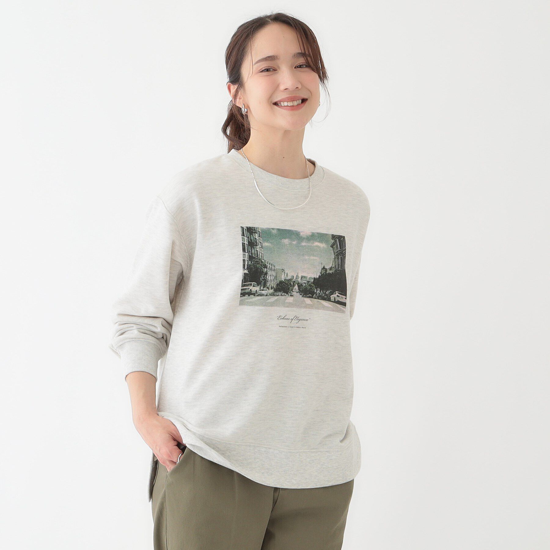 SHOO･LA･RUE「【洗える/S-LL】選べる3柄 グラフィックスウェット」|Tシャツ・カットソー|