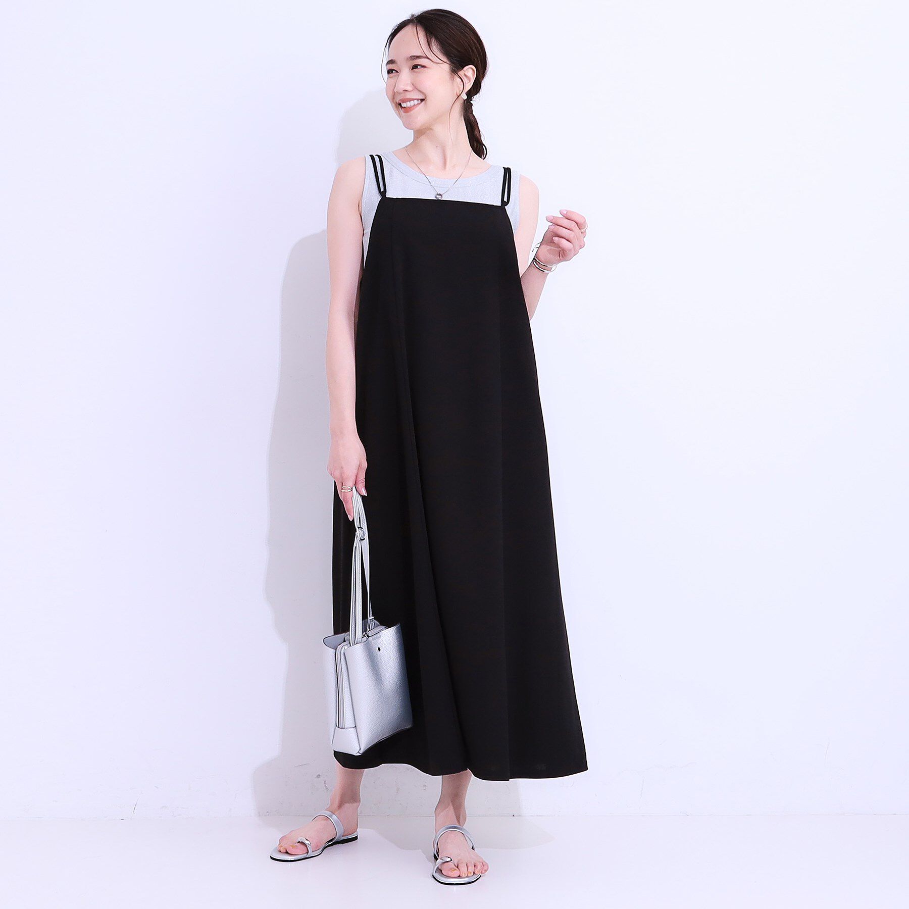 SHOO･LA･RUE「女性らしさ溢れる　フレアキャミワンピース」|ワンピース|