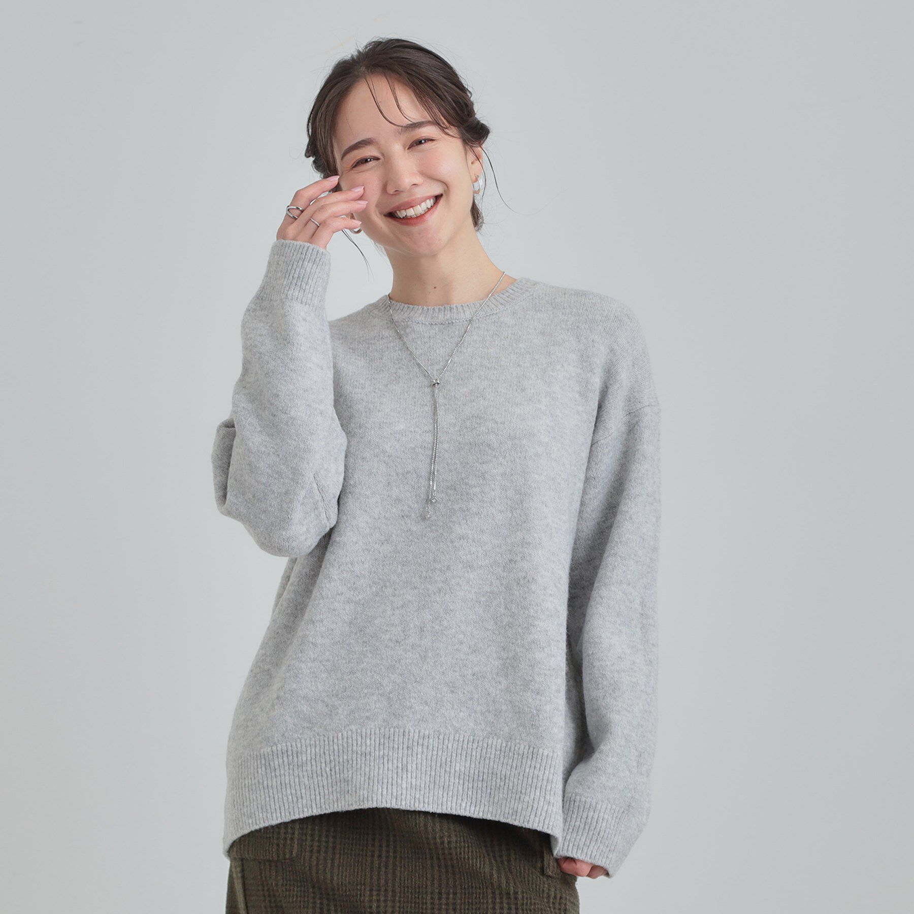 SHOO･LA･RUE「【洗濯機可】お気に入りカラーを身にまとって　ふんわりゆるニット」|ニット・セーター|