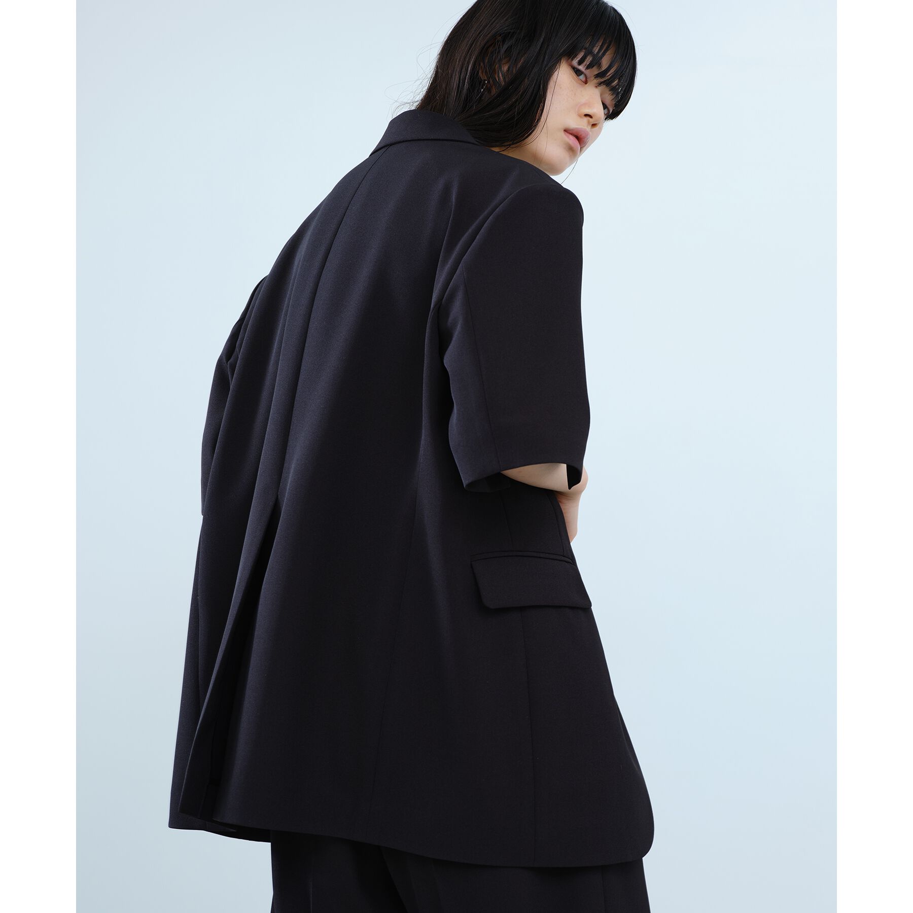 CODE A「half sleeve jacket」|テーラードジャケット|