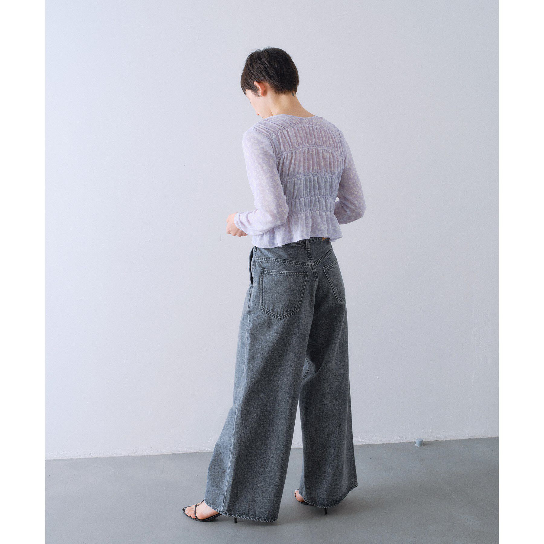 CODE A「petit flower ribbon blouse」|シャツ・ブラウス|