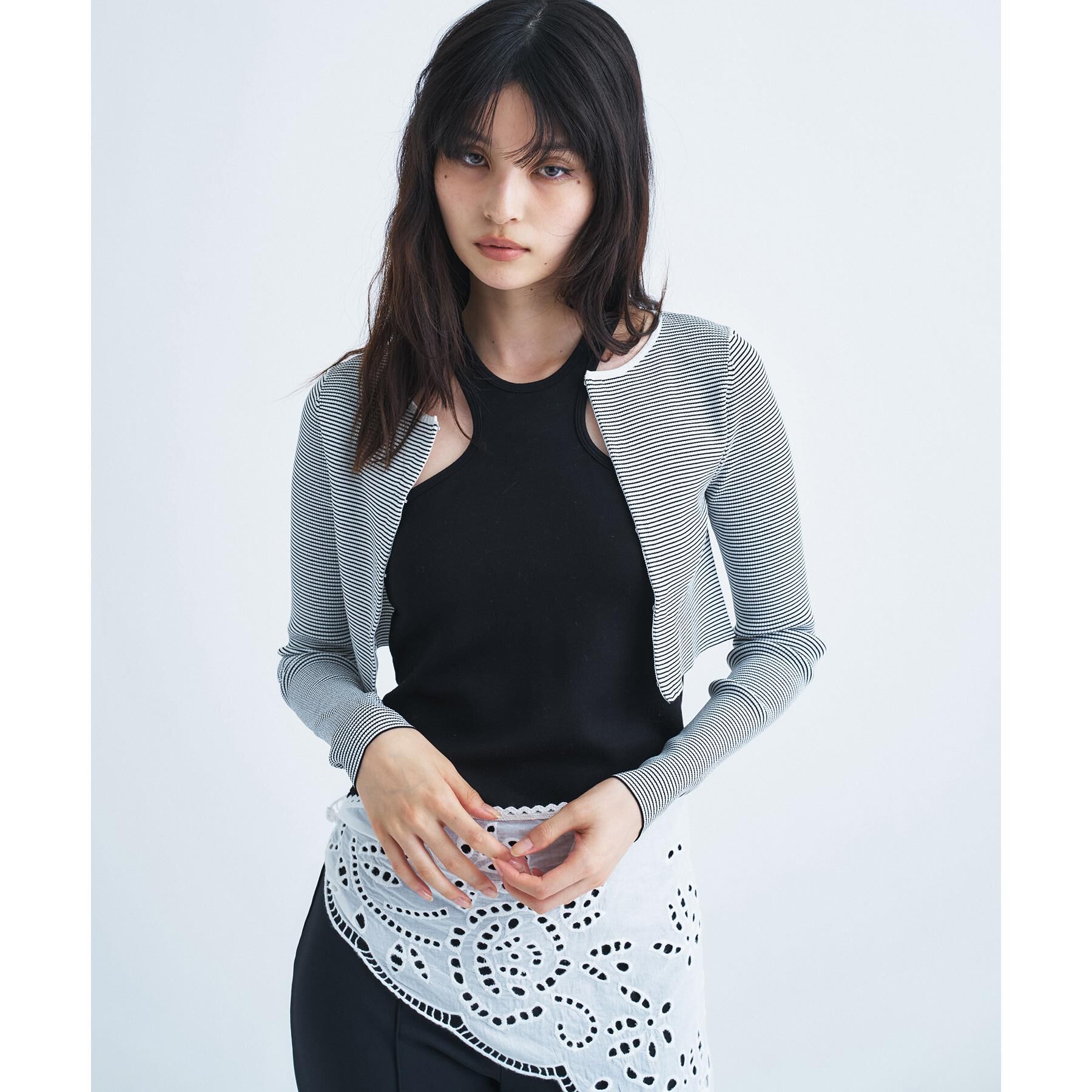 CODE A「【Re】design cut tank」|キャミソール|