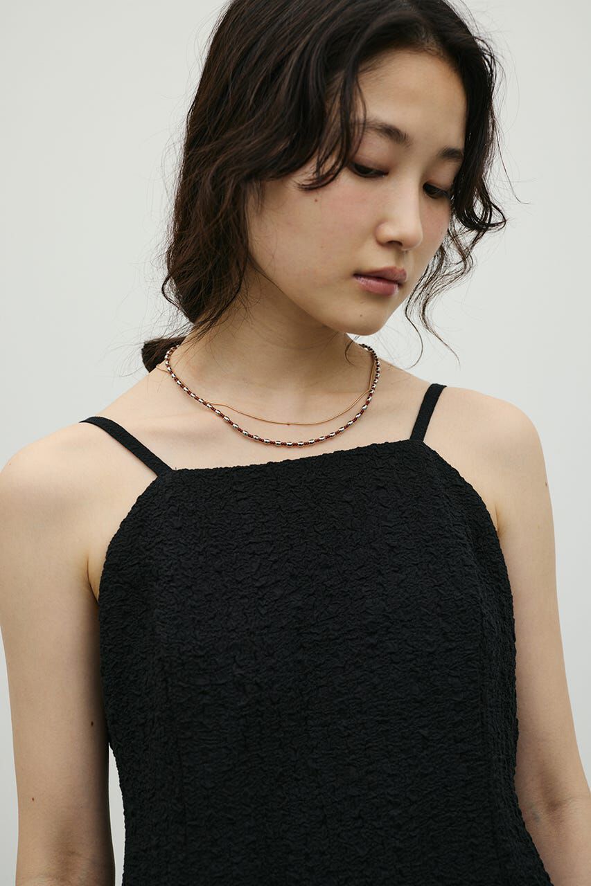 STYLEMIXER「シルバードットビーズネックレス」|ネックレス|